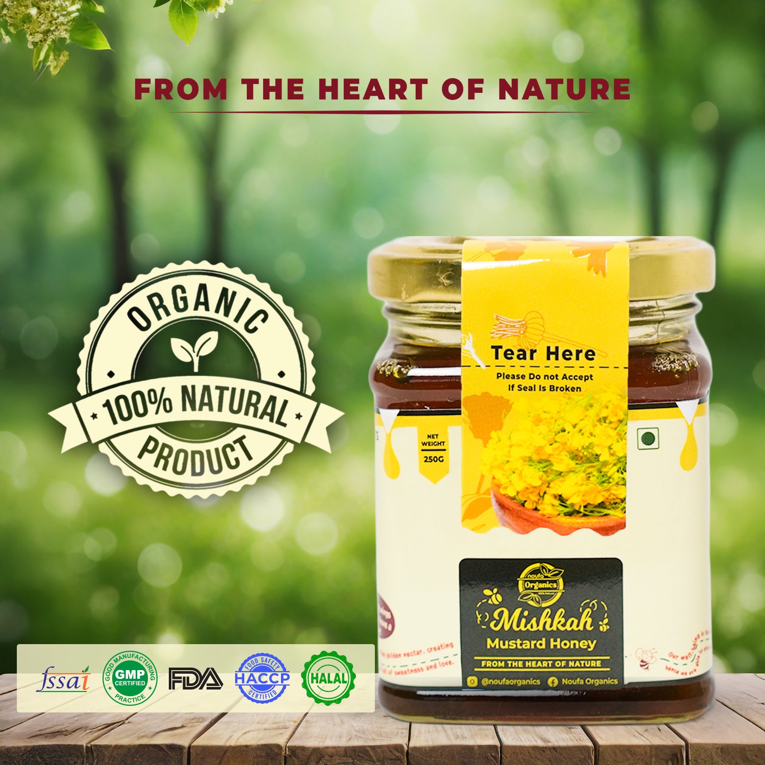 Mustard Honey – Pure, Nutrient-Rich & Naturally Healing