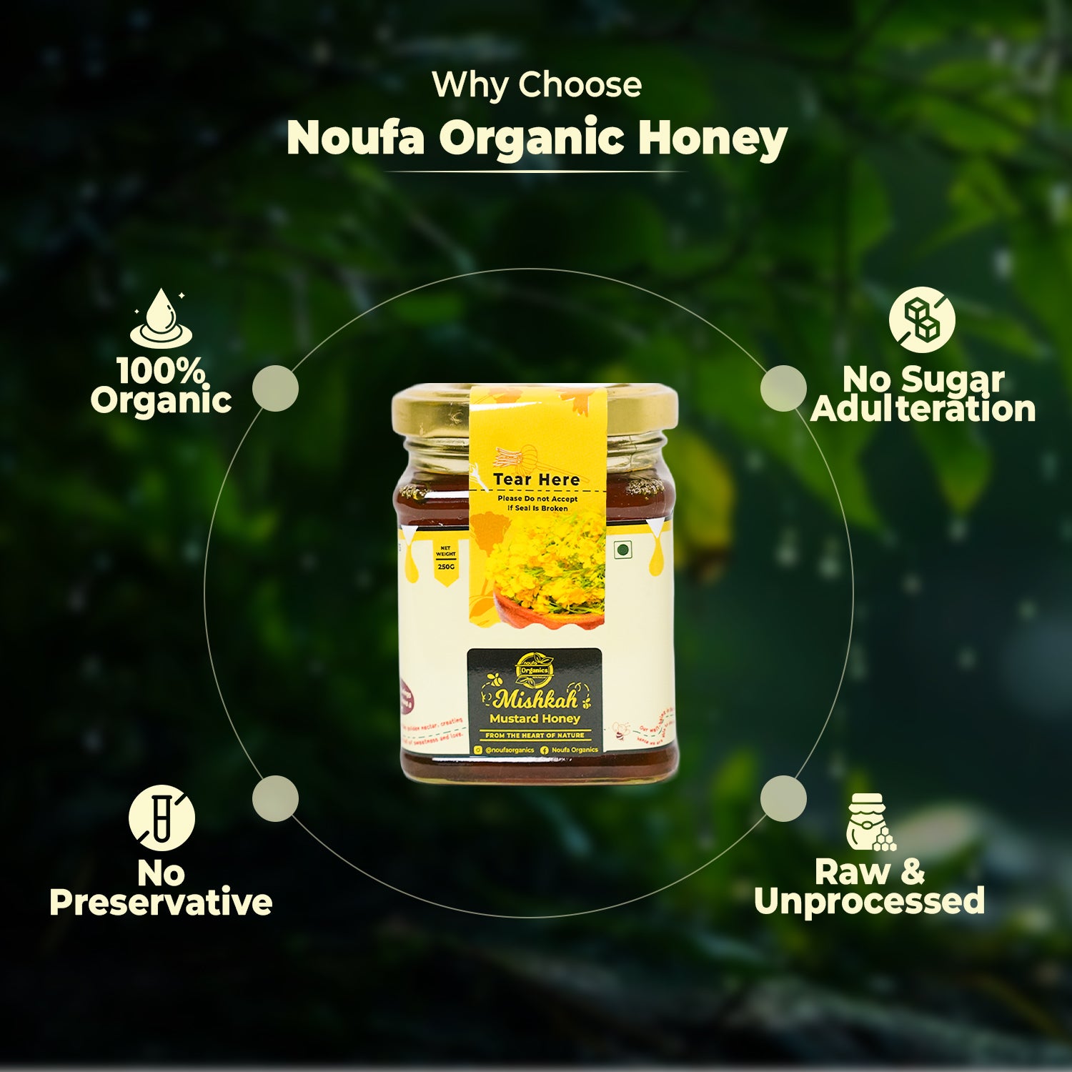 Mustard Honey – Pure, Nutrient-Rich & Naturally Healing