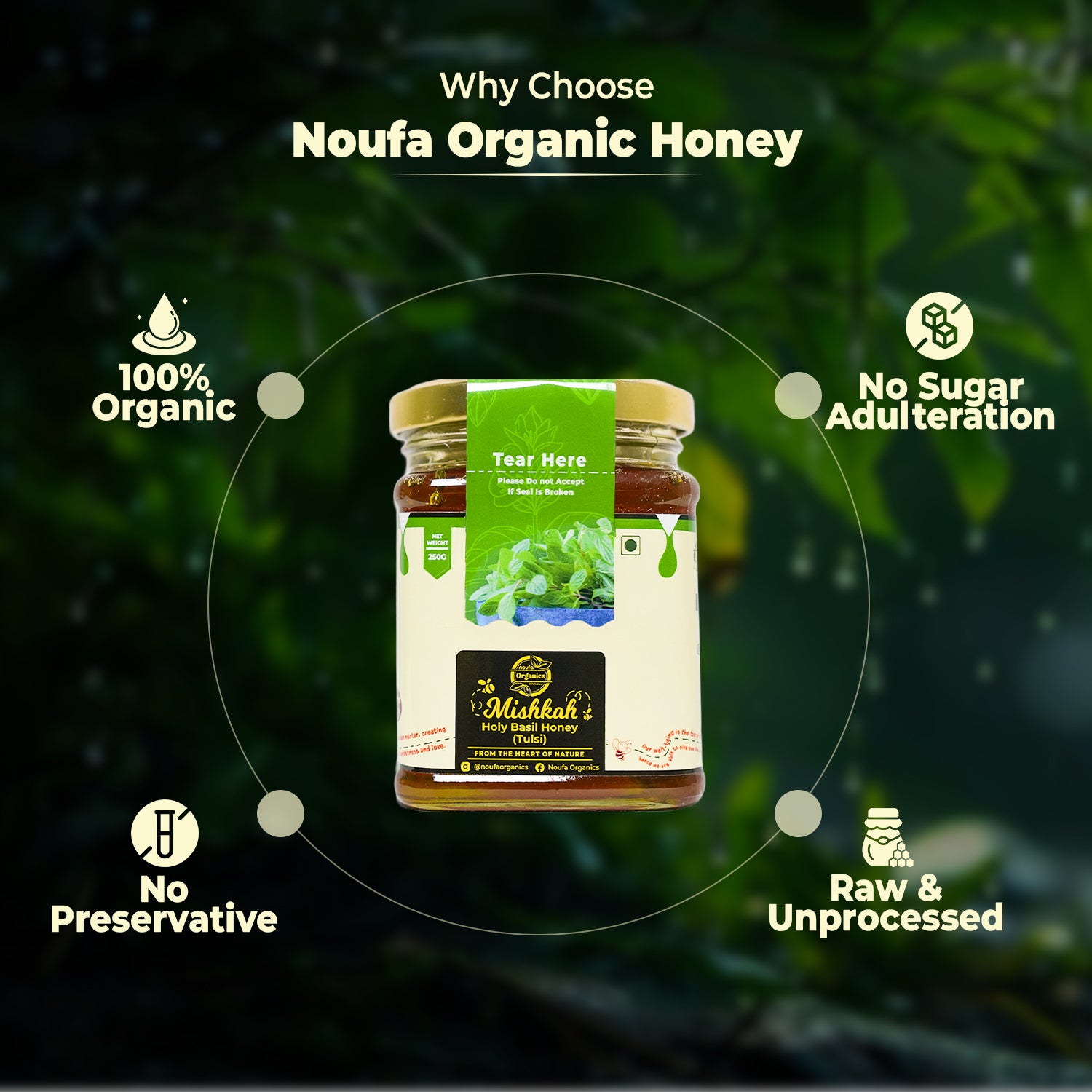 Tulsi Honey – Pure, Herbal, and Immunity-Boosting