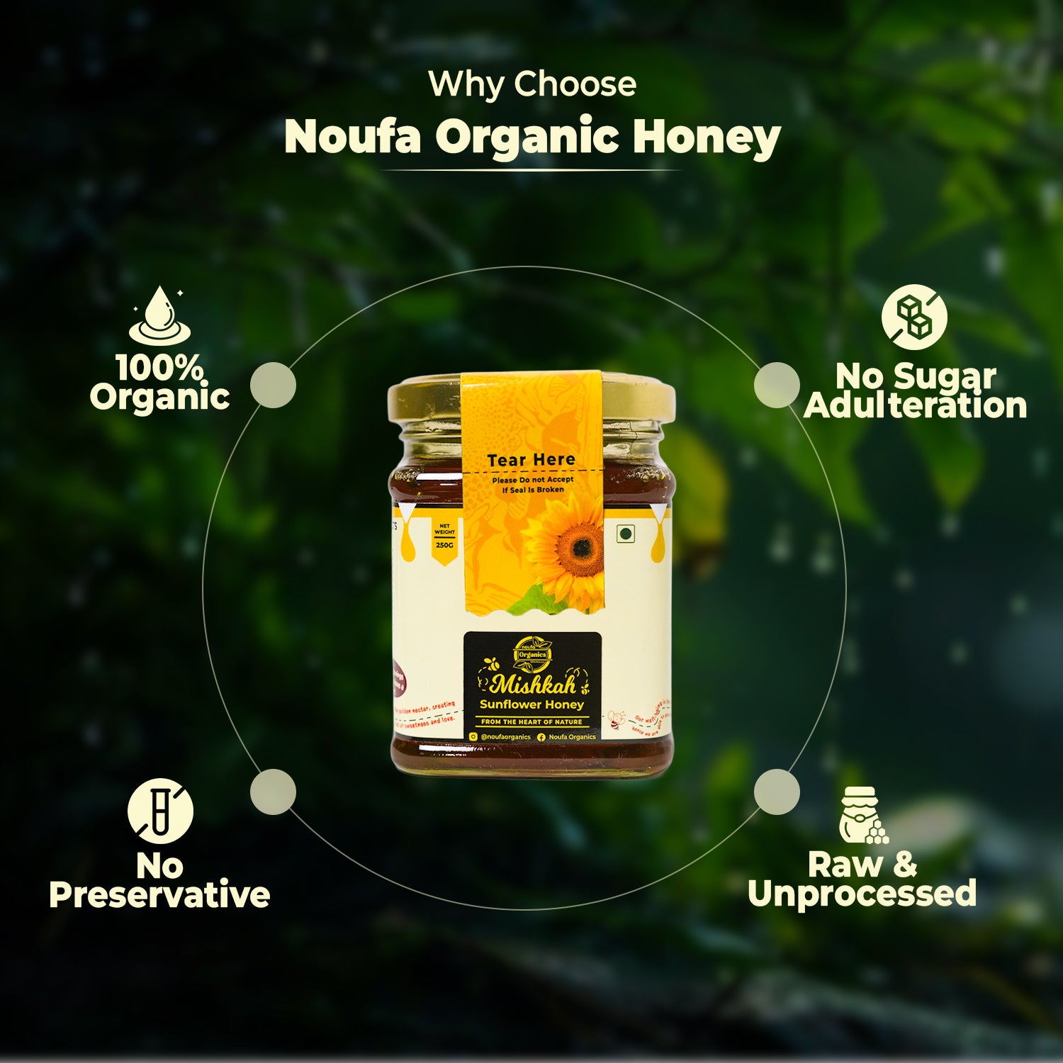 Sunflower Honey – Naturally Sweet & Nutrient-Rich