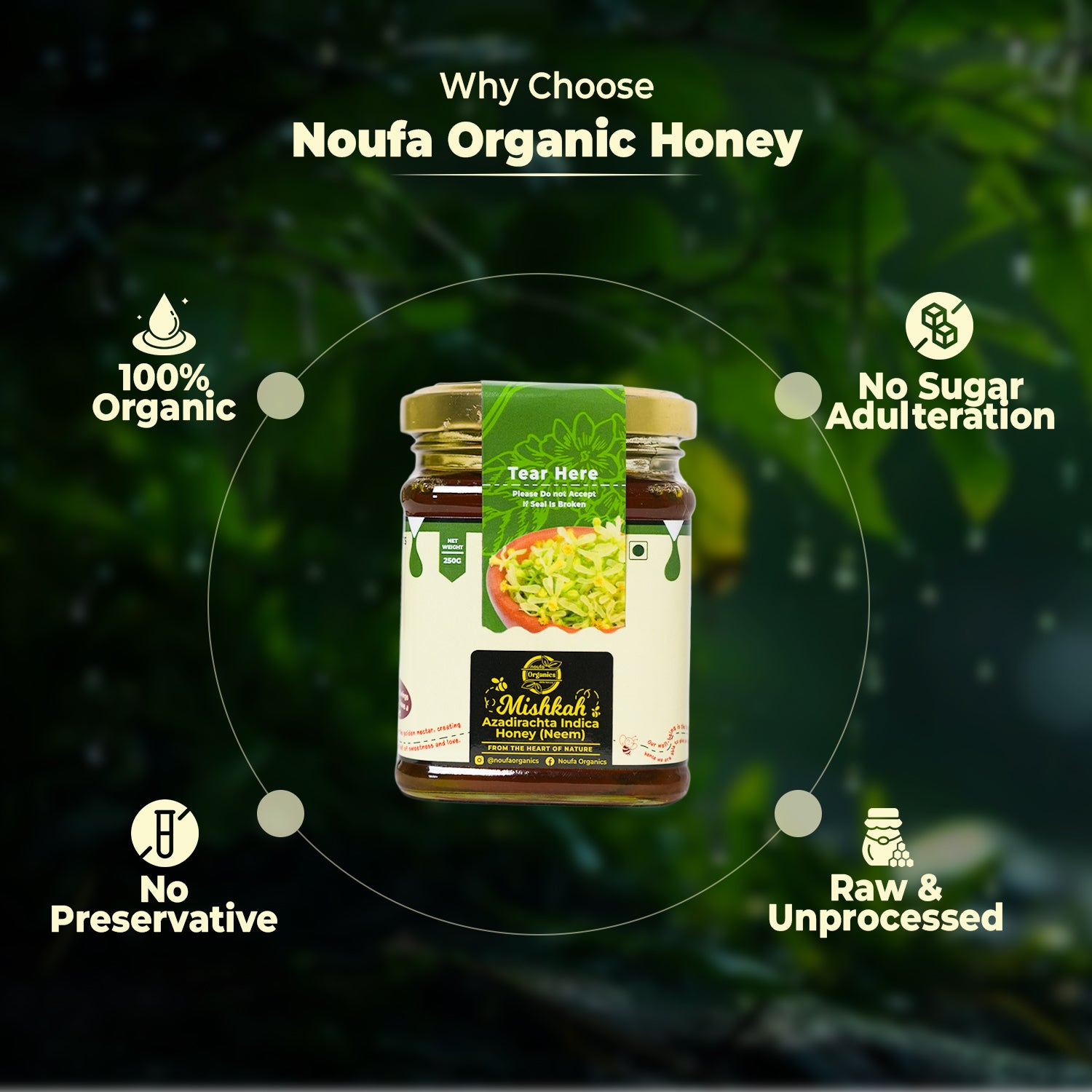 Neem Honey – Pure, Medicinal & Immunity-Boosting Honey