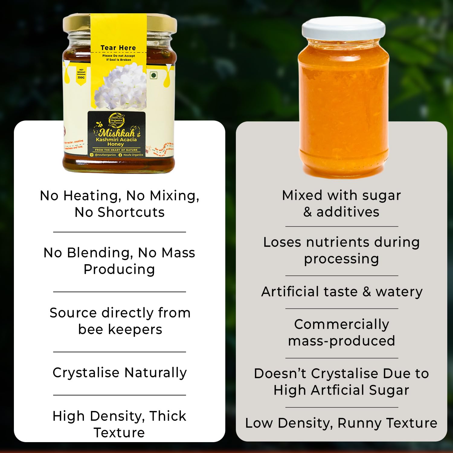 Kashmiri Acacia Honey – Pure, Light & Nutrient-Rich | 100% Natural