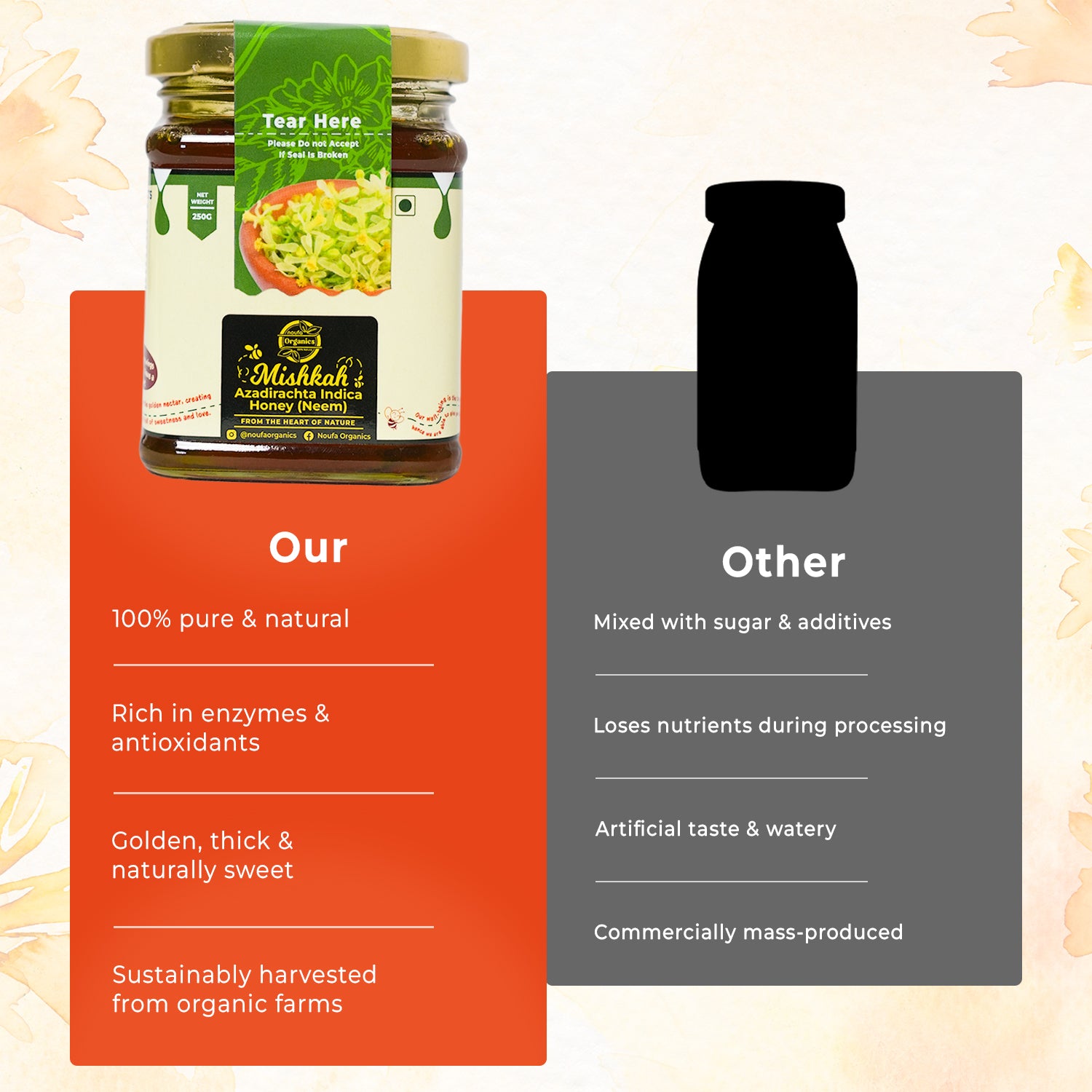 Neem Honey – Pure, Medicinal & Immunity-Boosting Honey
