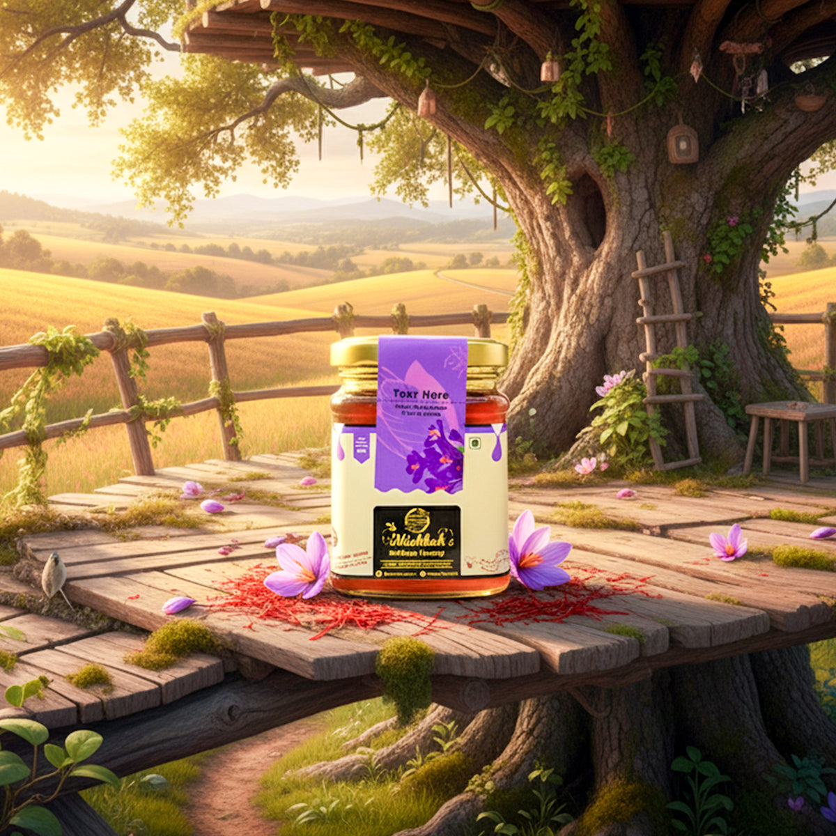 Saffron Honey – A Luxurious Blend of Purity & Wellness